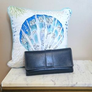 Vintage Black Coach Woman Wallet